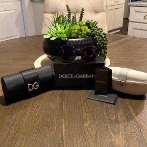 Dolce & Gabbana Tortoise Glitter Sunglasses